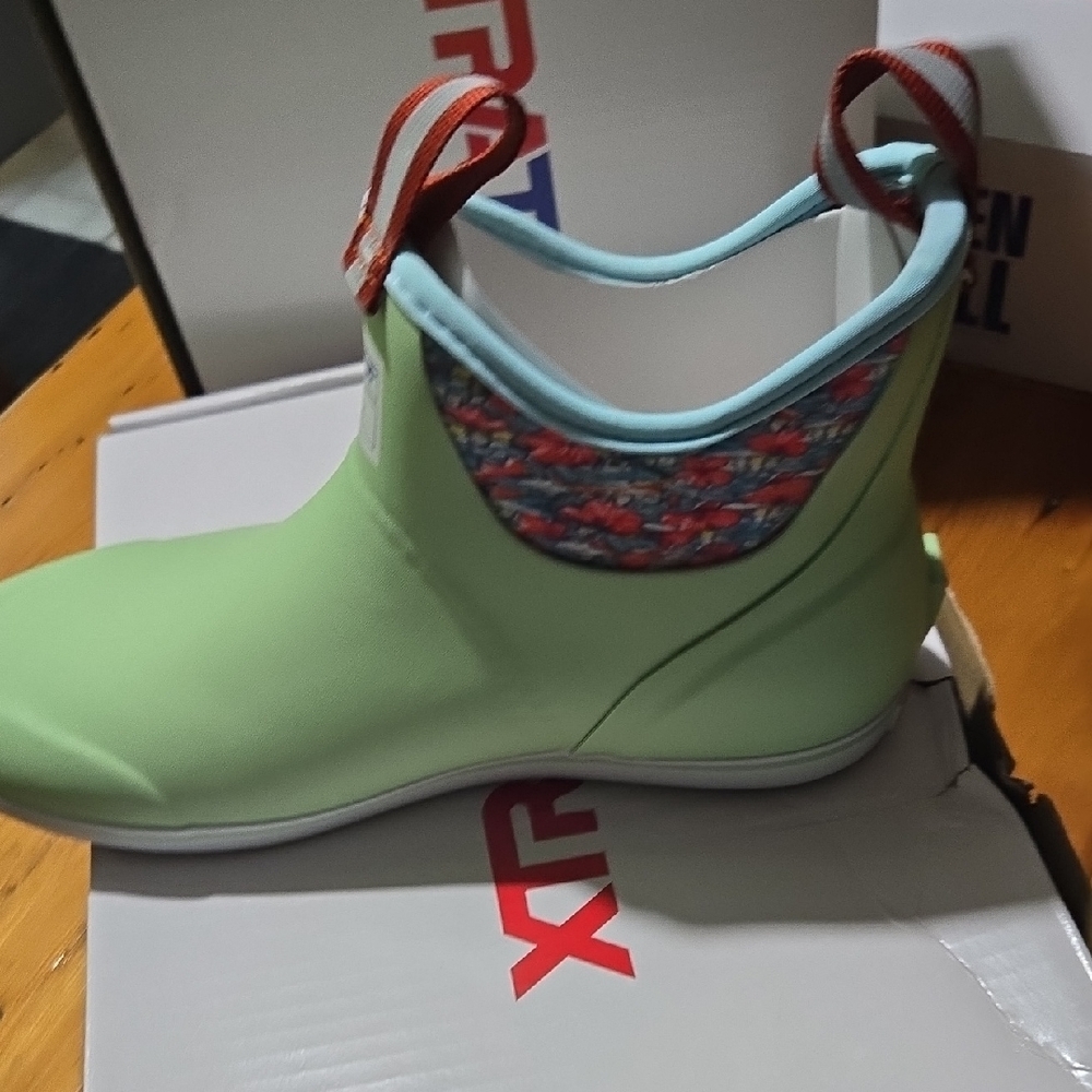 Xtratuf 6' Womens Fishe Wear Sz 10m Green Waterproof Boots Bouy Boots - Picture 5 of 10